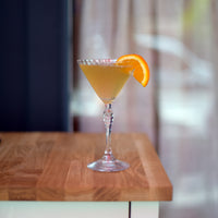 Side view of America '20s 5.25 oz. Small Martini Glasses (Set of 4)