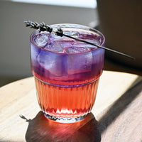 Side view of Barshine 13.35 oz. DOF Stackable Drinking Glasses (Set of 6)