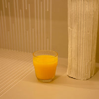 Side view of Barshine 7 oz. Juice Stackable Drinking Glasses (Set of 6)