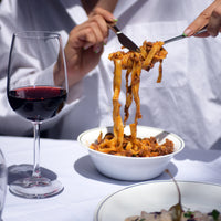 Side view of Spazio 21.5 oz. Extra Large Red Wine Glasses (Set of 4)