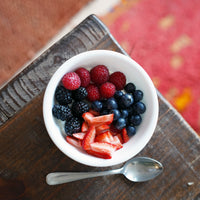 Side view of Easy 17.75 oz. S Mixing Opal Glass Bowl (Set of 12)