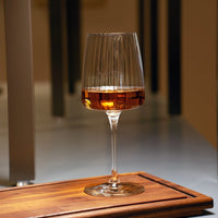 Side view of Exclusiva 12.5 oz. Chardonnay White Wine Glasses (Set of 6)