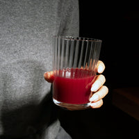 Side view of Exclusiva 17 oz. Gin Fizz Cocktail / Large Drinking Glasses (Set of 12)