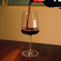 Side view of Exclusiva 18 oz. Merlot Red Wine Glasses (Set of 6)