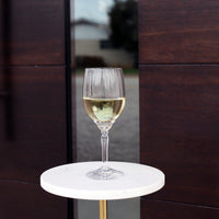 Side view of Florian 12.8 oz. White Wine / Spritz Glasses (Set of 4)