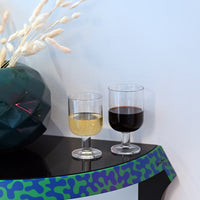 Side view of Hosteria 9.5 oz. Large Stackable Wine Glasses (Set of 6)