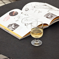 Side view of Hosteria 9.5 oz. Large Stackable Wine Glasses (Set of 6)