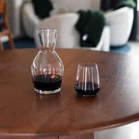 Side view of Ypsilon 36.5 oz. Wine Carafe (Set of 6)