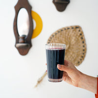 Side view of Oxford Bar 13.35 oz. Beverage Drinking Glasses (Set of 6)