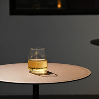 Side view of Planeo 12.25 oz. Stemless Wine Glasses (Set of 4)