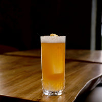 Side view of America '20s 13.5 oz. Long Drink Drinking Glasses (Set of 4)