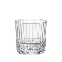 Side view of America '20s 10.25 oz. Rocks Drink Drinking Glasses (Set of 4)