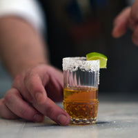 Side view of America '20s 2.75 oz. Shot Glasses (Set of 6)