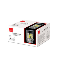 Side view of America '20s 2.75 oz. Shot Glasses (Set of 6)