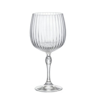 Side view of America '20s 25.25 oz. Gin Tonic Cocktail Glasses (Set of 4)