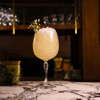 Side view of America '20s 25.25 oz. Gin Tonic Cocktail Glasses (Set of 4)