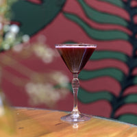 Side view of America '20s 5.25 oz. Small Martini Glasses (Set of 4)