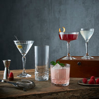 Side view of America '20s 9.25 oz. Fizz Glasses (Set of 4)