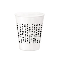 Side view of Aromateca 7.25 oz. Opal Glass Tea Cup, Sfere (Set of 12)