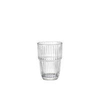Side view of Barshine 12.75 oz. Long Drink Stackable Drinking Glasses (Set of 6)