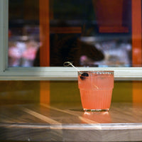 Side view of Barshine 13.35 oz. DOF Stackable Drinking Glasses (Set of 6)