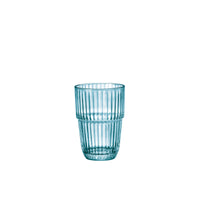 Side view of Barshine 12.75 oz. Long Drink Stackable Drinking Glasses (Set of 6)