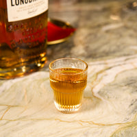 Side view of Barshine 2.25 oz. Shot Stackable Drinking Glasses (Set of 6)