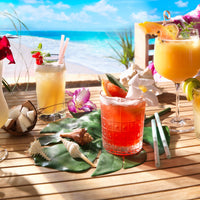 Side view of Bartender 10.25 oz. Este Water Drinking Glasses (Set of 4)