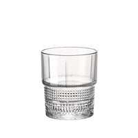 Side view of Bartender 12.5 oz. Novecento DOF Stackable Drinking Glasses (Set of 4)