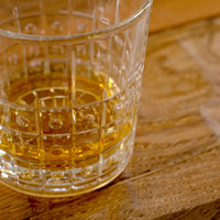 Side view of Bartender 13.25 oz. Este DOF Drinking Glasses (Set of 4)