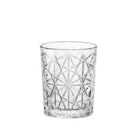 Side view of Bartender 13.25 oz. Lounge DOF Drinking Glasses (Set of 4)
