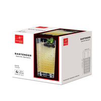Side view of Bartender 16.5 oz. Este Cooler Drinking Glasses (Set of 4)