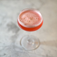 Side view of Bartender 8.5 oz. Novecento Art Deco Cocktail Coupe (Set of 6)