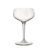 Side view of Bartender 8.5 oz. Novecento Cocktail Coupe (Set of 4)