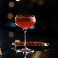 Side view of Bartender 8.5 oz. Novecento Cocktail Coupe (Set of 4)