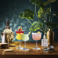 Side view of Bloom 5.25 oz. Nick & Nora Cocktail Glasses (Set of 6)