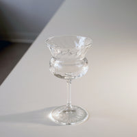 Side view of Bloom 5.25 oz. Nick & Nora Cocktail Glasses (Set of 6)