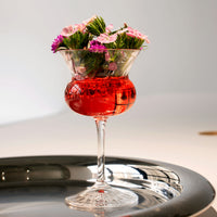 Side view of Bloom 5.25 oz. Nick & Nora Cocktail Glasses (Set of 6)