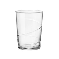 Side view of Swirl 17 oz. Gin Fizz Drinking Glasses (Set of 12)