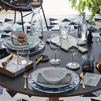 Side view of Cassiopea 11.25 oz. Rocks Glasses (Set of 4)