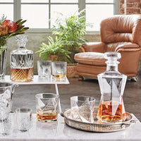 Side view of Cassiopea 13.75 oz. DOF Drinking Glasses (Set of 4)