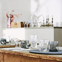 Side view of Cassiopea 13.75 oz. DOF Drinking Glasses (Set of 4)