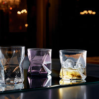 Side view of Cassiopea 13.75 oz. DOF Drinking Glasses (Set of 4)