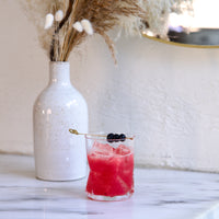 Side view of Cassiopea 13.75 oz. DOF Drinking Glasses (Set of 4)