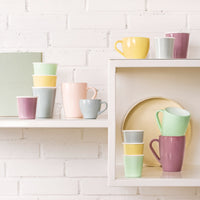 Side view of Color Palette 3.25 oz. Opal Glass Caffeino Cup (Set of 12)