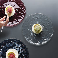 Side view of Diamond 13" Charger Plate, Clear (Set of 12)