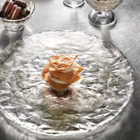 Side view of Diamond 13" Charger Plate, Clear (Set of 12)