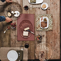 Side view of Diamond 13" Charger Plate, Clear (Set of 12)