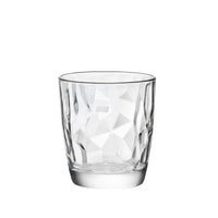 Side view of Diamond 13 oz. DOF Drinking Glasses (Set of 4)