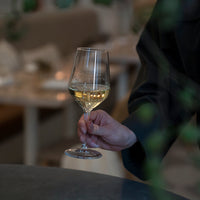 Side view of Electra 14.75 oz. Medium Wine Glasses (Set of 6)